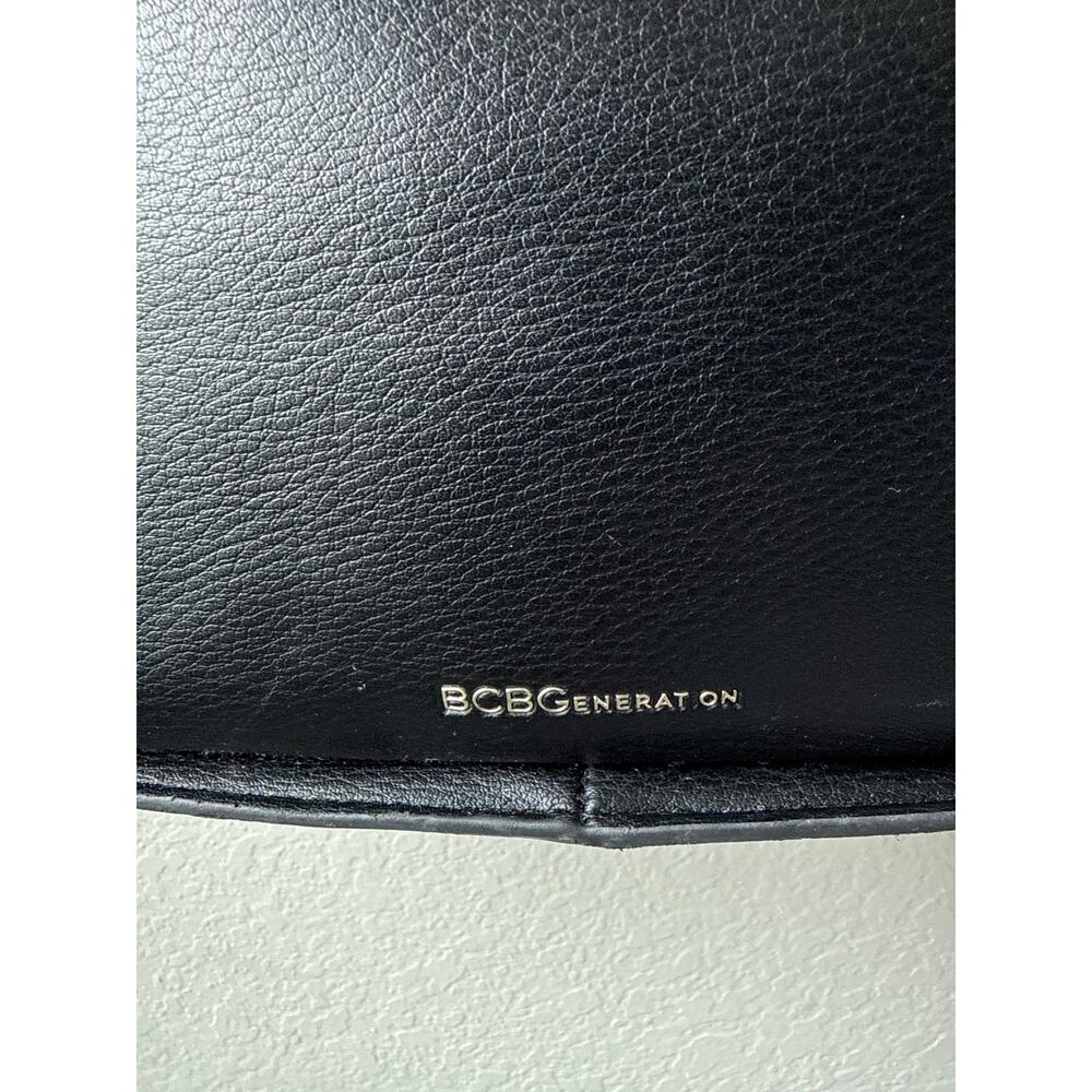 BCBGeneration Black Hobo Shoulder Bag with Gold Stud Accents - Picture 2 of 9